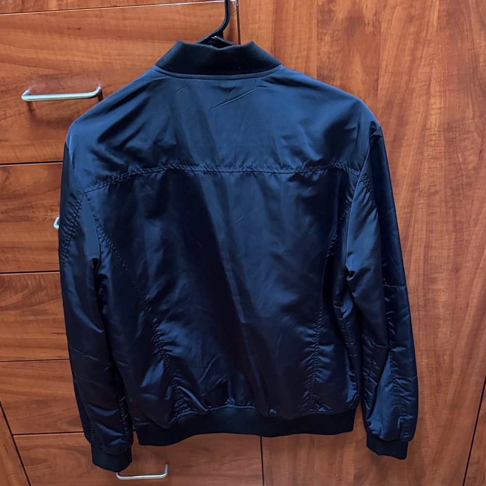 Zara Midnight Blue Bomber Jacket - Picture 4 of 4